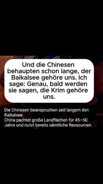 Chinas griff nach Russland