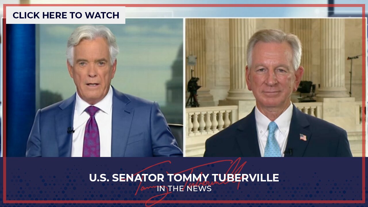 Senator Tuberville Joins America Reports on Fox News Ahead of Auburn TPUSA Event
