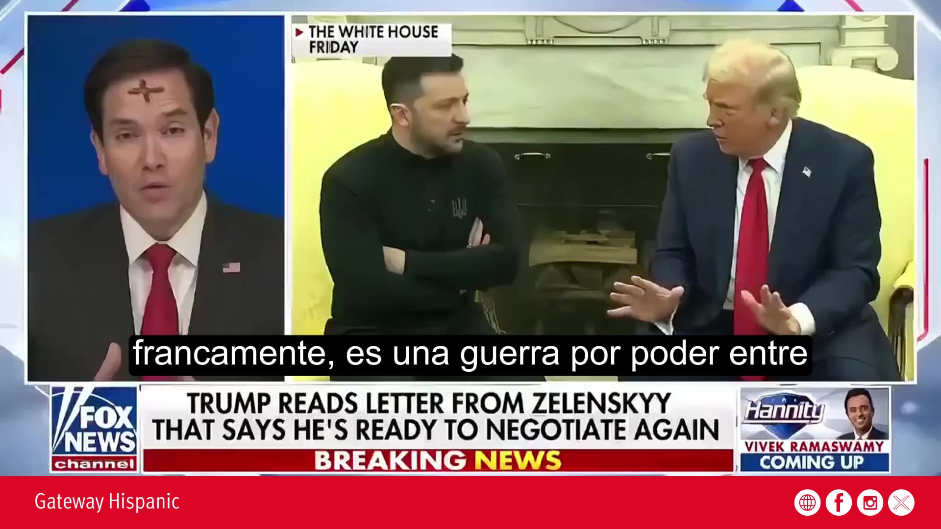 Sec. Rubio: "Ukraine war is a U.S.-Russia proxy war, and no one has a plan to end it"