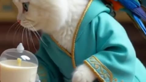 Cute Cat 😺 Dudi dudi dum dum