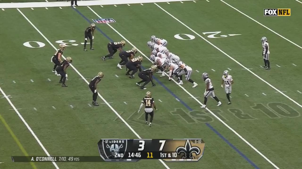 US Sports Football Feat. Las Vegas Raiders vs. New Orleans Saints 2024 Week 17 Game Highlights