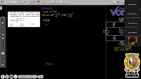 VONEX REPASO 2025 - 1 | Semana 01 | Trigonometría