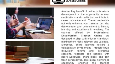 Transform Your Teaching Career with Online Professional Development