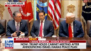 . @SecretaryBurgum to @POTUS : "Those two things that you're standing on