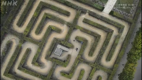 空からクルージングmini・5分版- ヨーロッパの世界遺産 空の旅 「ヴィランドリー城（フランス）」