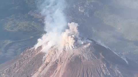 Santiaguito Volcano Eruption