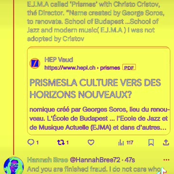 Prismes Deal with George Soros and l’école de Jazz à Lausanne