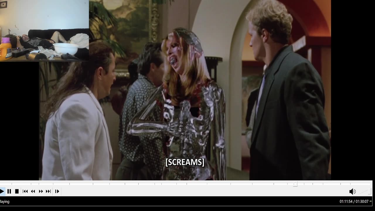 Watching THE Wishmaster high on CourtOrderedLegalMedicalMarijuana™