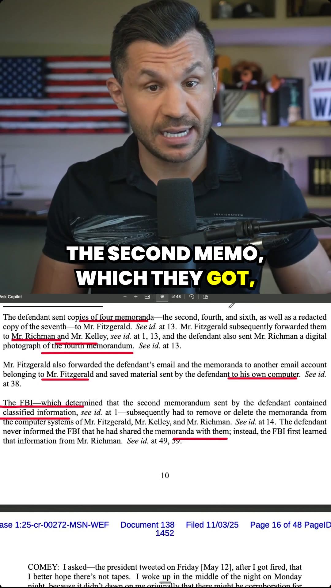 Comey’s Secret Memo Leak EXPOSED