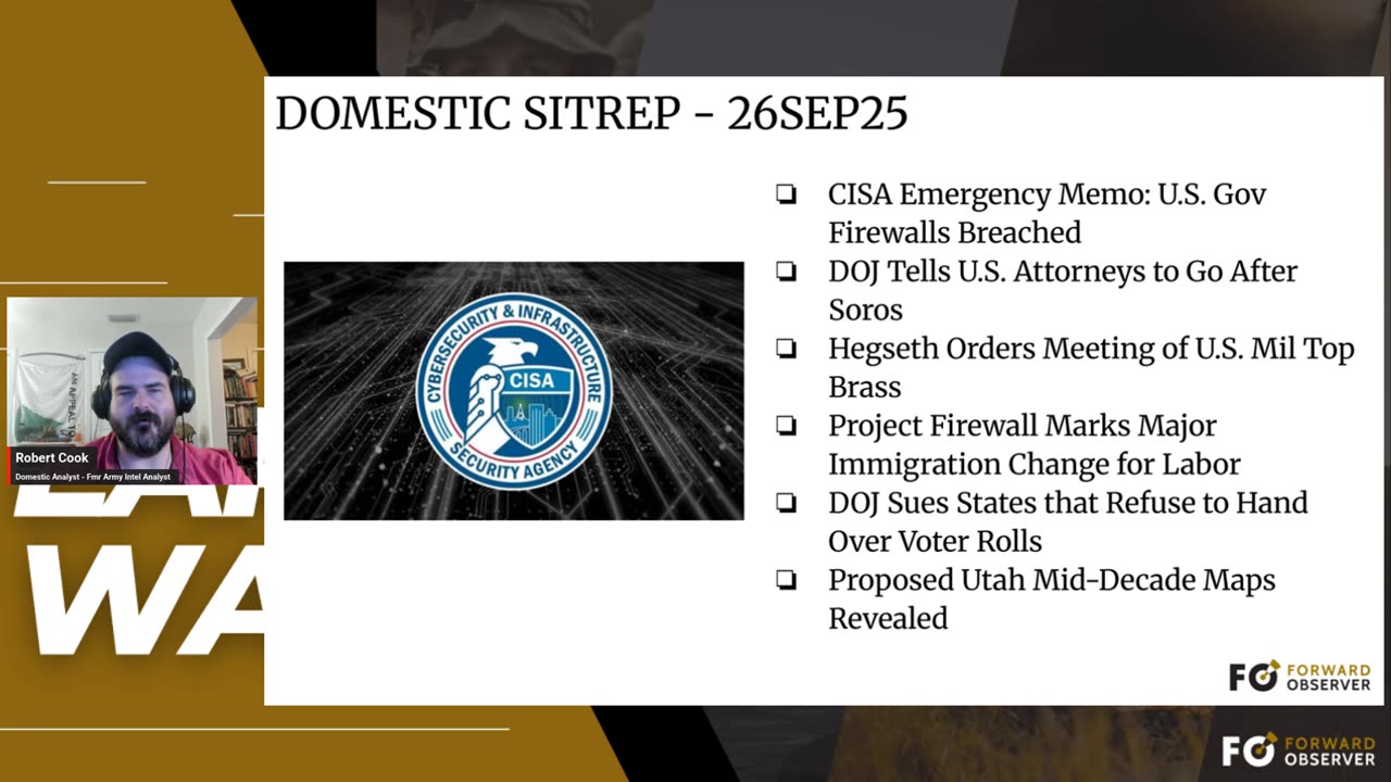 CISA Emergency Memo: U.S. Gov Firewalls Breached