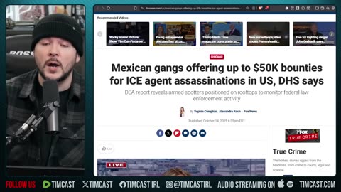 Mexican Gangs Put BOUNTIES On DHS, War Is Coming, Democrats ATTACKING Cops | Tim Pool