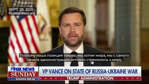 Palantir Vance we want Putin to lay down his arms