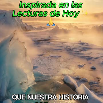 🙏✨ Oración Inspirada en las Lecturas de Hoy ✨🙏