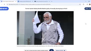 ABC runs story on child abuser named Neville just as Richard Neville tape is revealed. Q incidence?