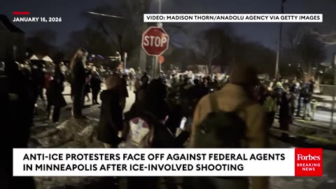 ON-THE-GROUND VIDEO Protesters Face Off Against Federal Agents In Minneapolis
