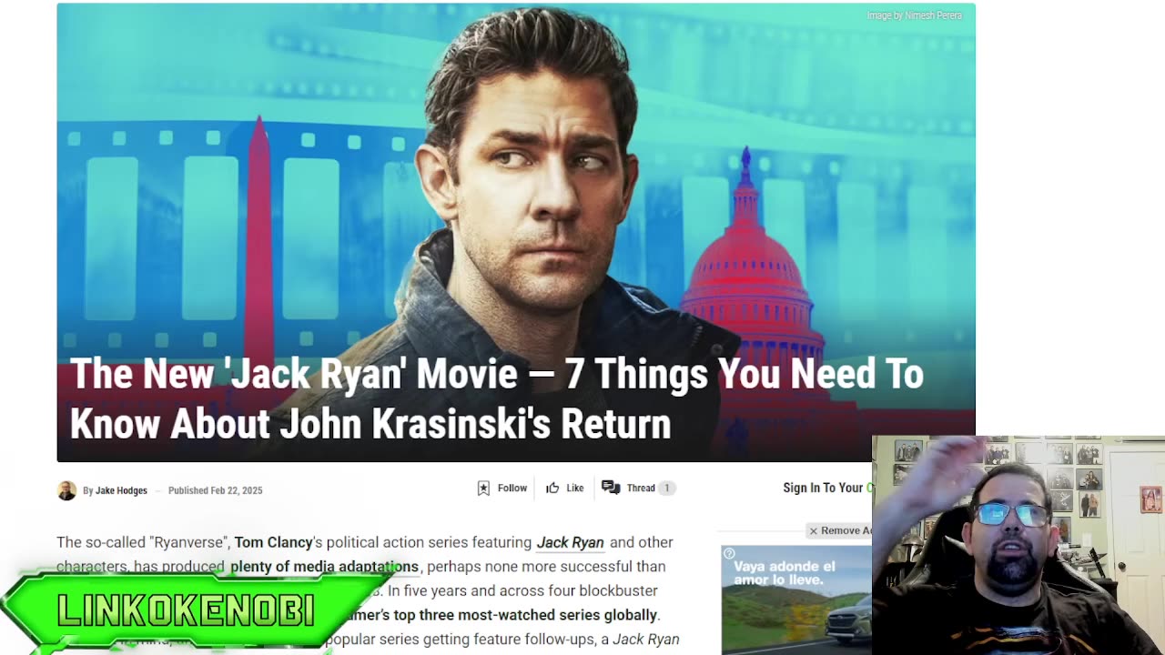 Jack Ryan Series Is Developing A Movie Based Off The Series