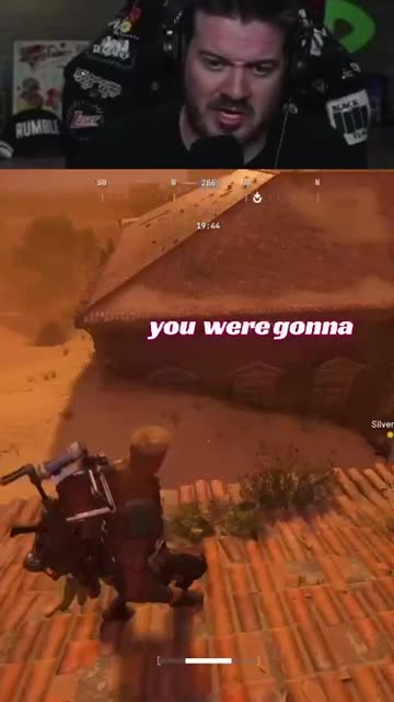 He just couldnt help himself!