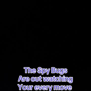 Spy bugs #Spy #Bugs #SpyBugs #TheyAreWatching #Watchers #TadpoleTriplett #Comedian