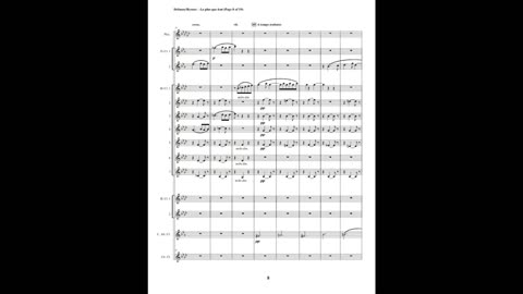 Claude Debussy – La plus que lent (Clarinet Choir + Piccolo)