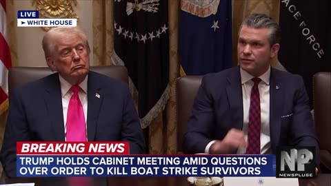 “Trump and Hegseth Defend US Strikes on Alleged Drug Boats — War Crimes Debate”