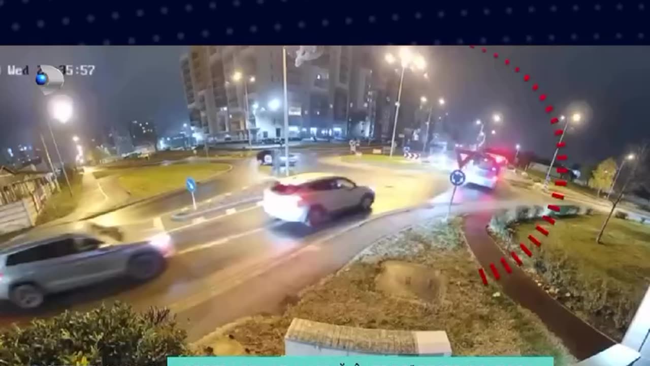 Hirtelen, váratlanul a körforgalomban (NEMATTÓLVAN!)