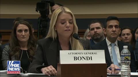 AG Pam Bondi: "I don't know why you're laughing — you're a great stock trader as I hear, Raskin."
