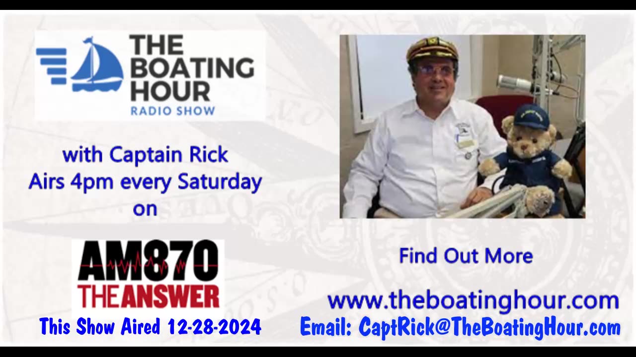 The Boating Hour with Captain Rick 12-28-2024