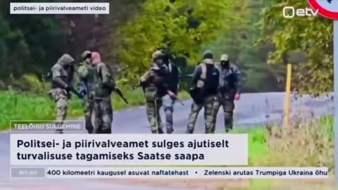 Russians near the EstoniaβRussia border.