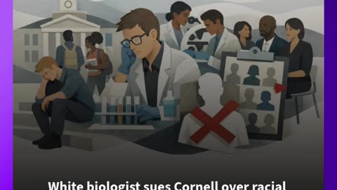 White biologist sues Cornell over racial discrimination in ‘diversity hires’ job posting
