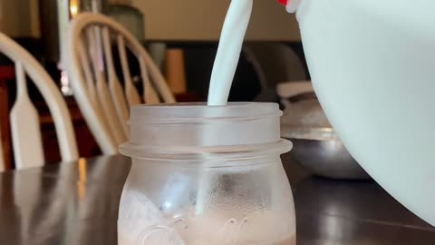 A quiet moment in a busy day — just me, a latte, and a peaceful house while my littles nap ☕💛