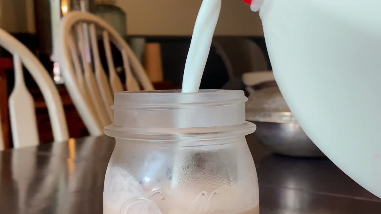 A quiet moment in a busy day — just me, a latte, and a peaceful house while my littles nap ☕💛