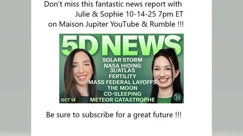✨ 5D NEWS Oct 14