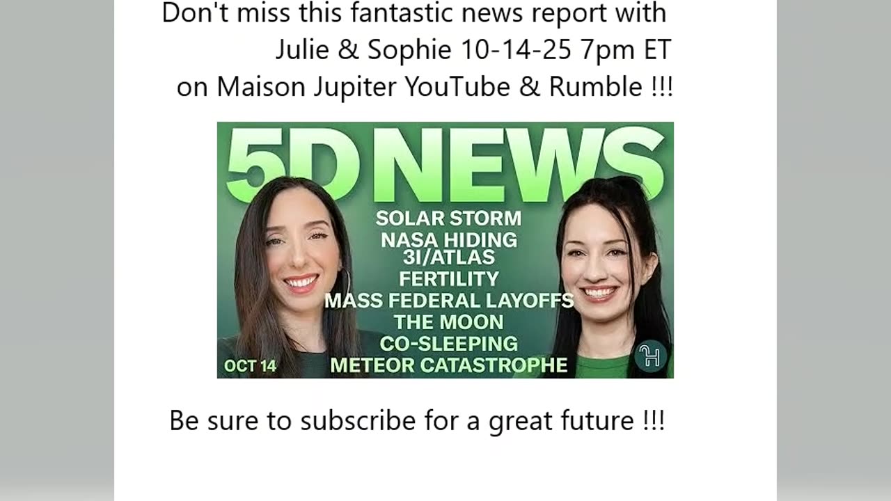 ✨ 5D NEWS Oct 14