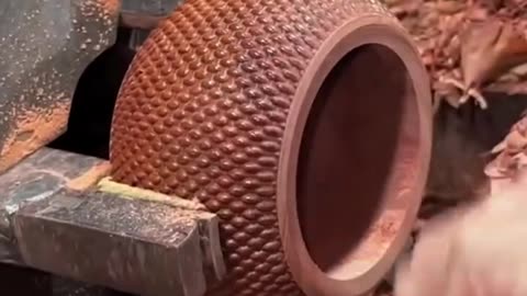 Wood trunks get to meet the magic of woodturning