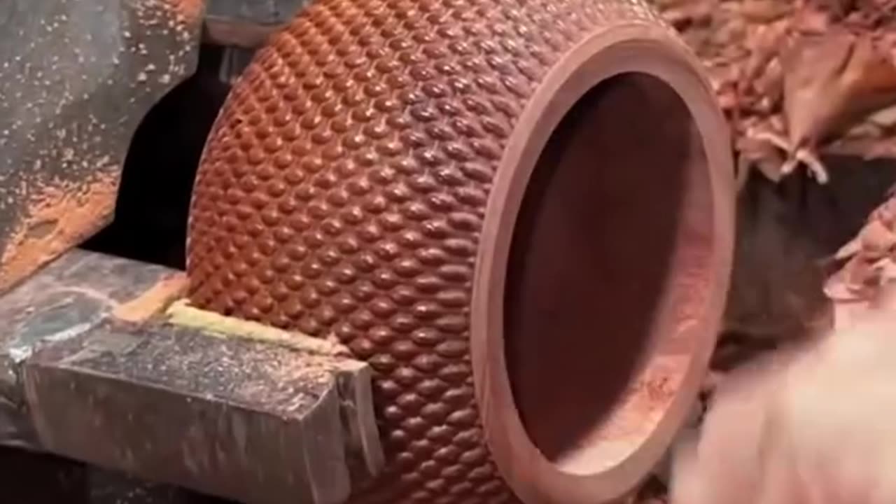 Wood trunks get to meet the magic of woodturning