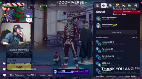 FORTNITE WINTERFEST IS HERE! 230+ CROWN WINS! HELP ME REACH 100 FOLLOWERS FOR CHRISTMAS!