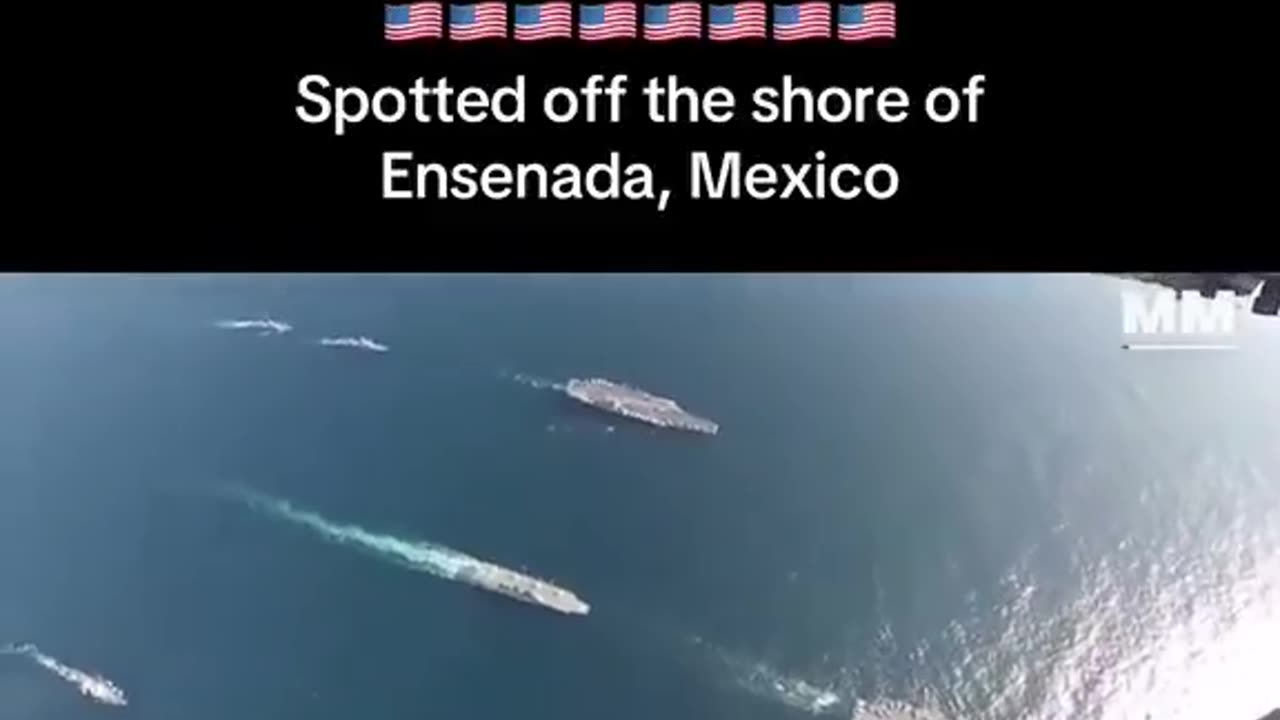 US Aircraft Carrier spotted in Mexico