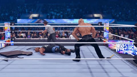 WWE 2K24 - The Rock's Rock Bottom Compilation