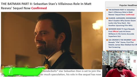 Hollywood Reporter Confirms Sebastian Stan Playing Two-Face In The Batman 2