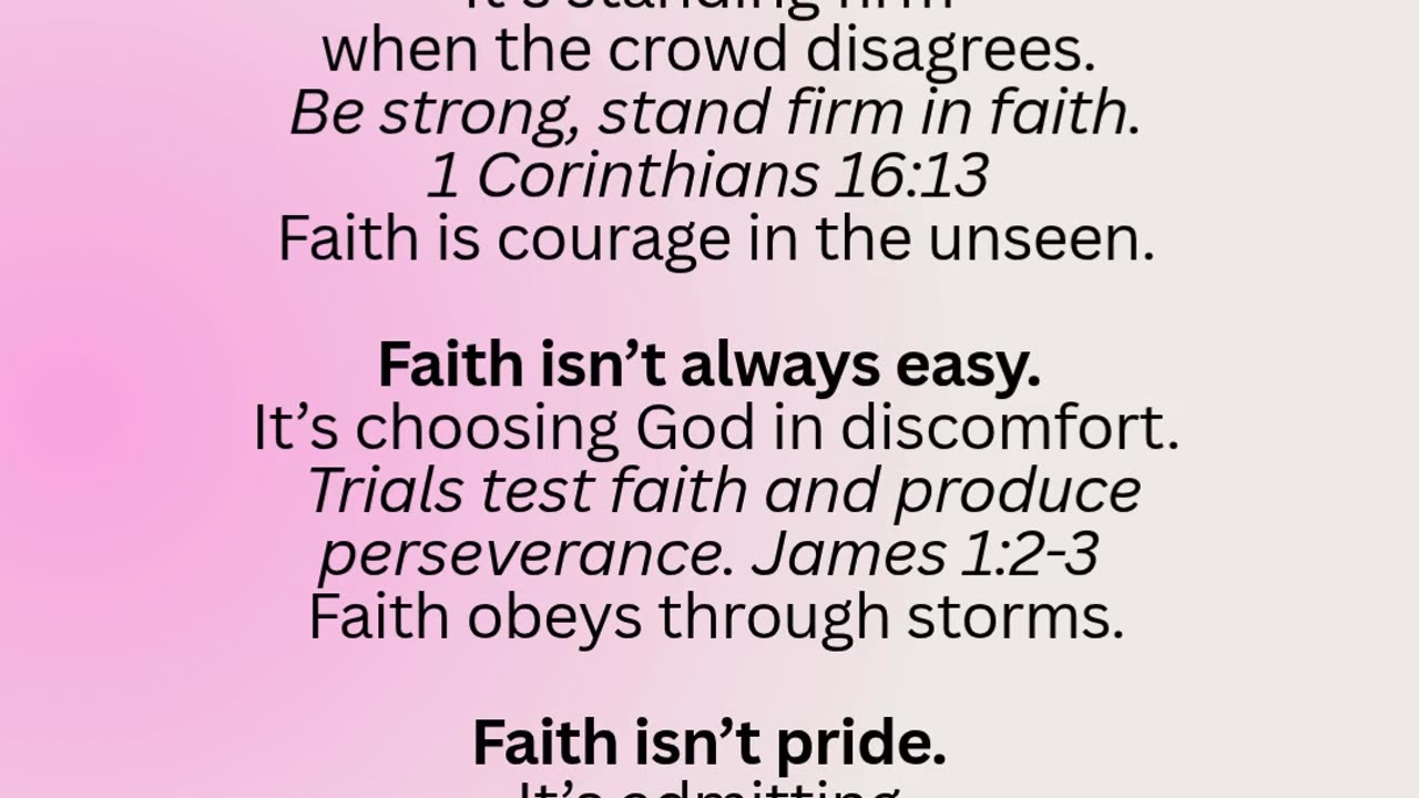 Faith Endures