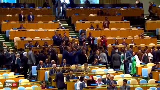 150 nations walked out on criminal Netanyahu