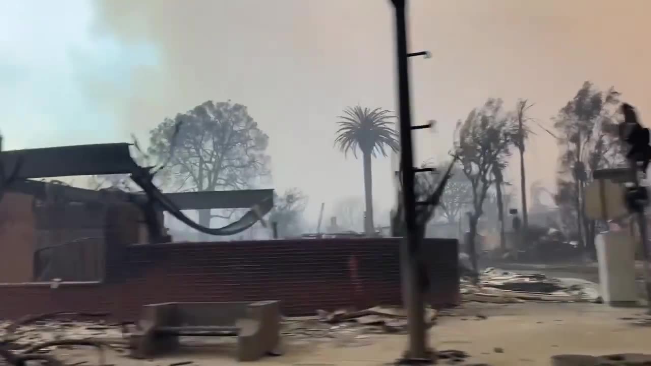 Wildfire Damage near Los Angeles