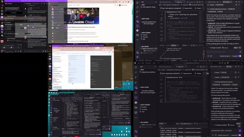 Building and Coding live