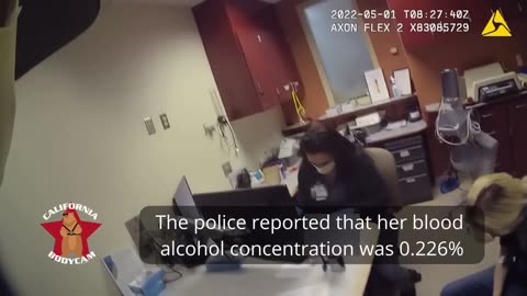 Bodycam DUI Arrest - Drunk Woman is Arrested for Her 9th DUI