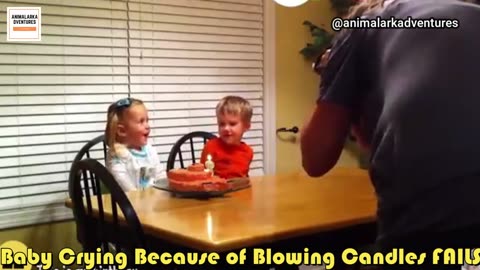 Baby Crying Over Blown Candles FAILS! 😂 Birthday Meltdowns Compilation!