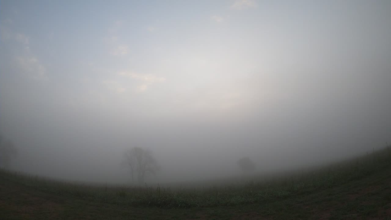 Foggy Sun Rise 10 7 25 60f/15c