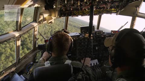 Chemtrials Lockheed C-130 Hercules - Mosquito Aerial Spray Mission