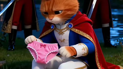 Cat love off panty 🥵😋😂