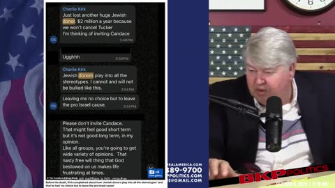 Shocking Assassination of Charlie Kirk: Leaked Texts Expose Jewish Donor Fury!