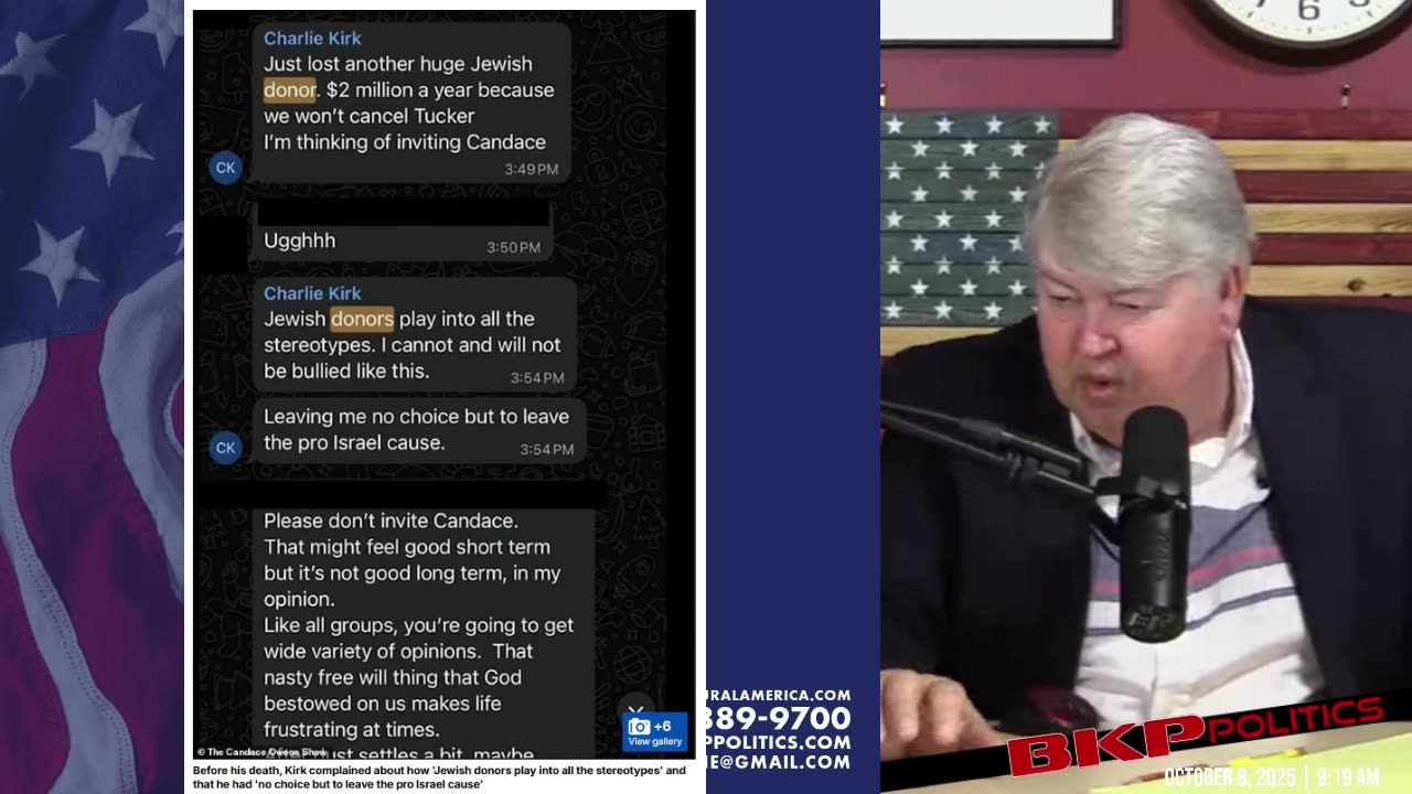 Shocking Assassination of Charlie Kirk: Leaked Texts Expose Jewish Donor Fury!